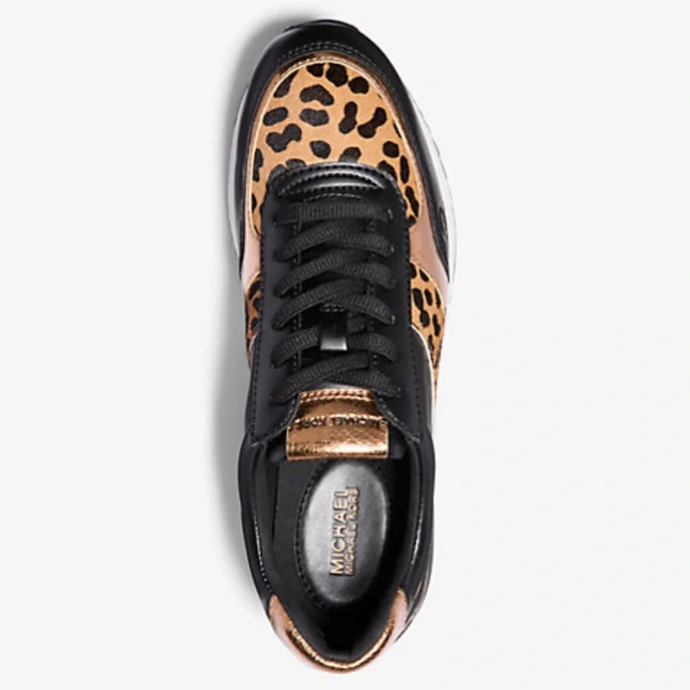 Michael Kors Leopard Print Sneakers - Picture 4 of 5